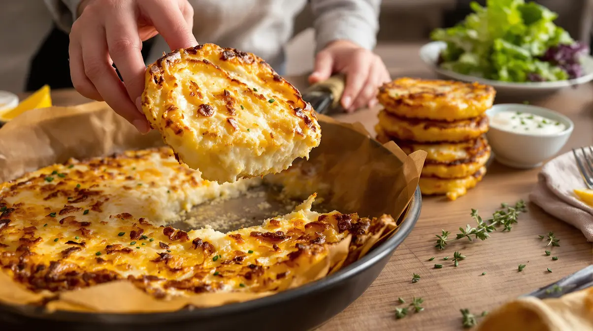 « Je les prépare en 10 minutes » : mes galettes de pommes de terre au four, plus légères que des frites « Je les prépare en 10 minutes » : mes galettes de pommes de terre au four, plus légères que des frites